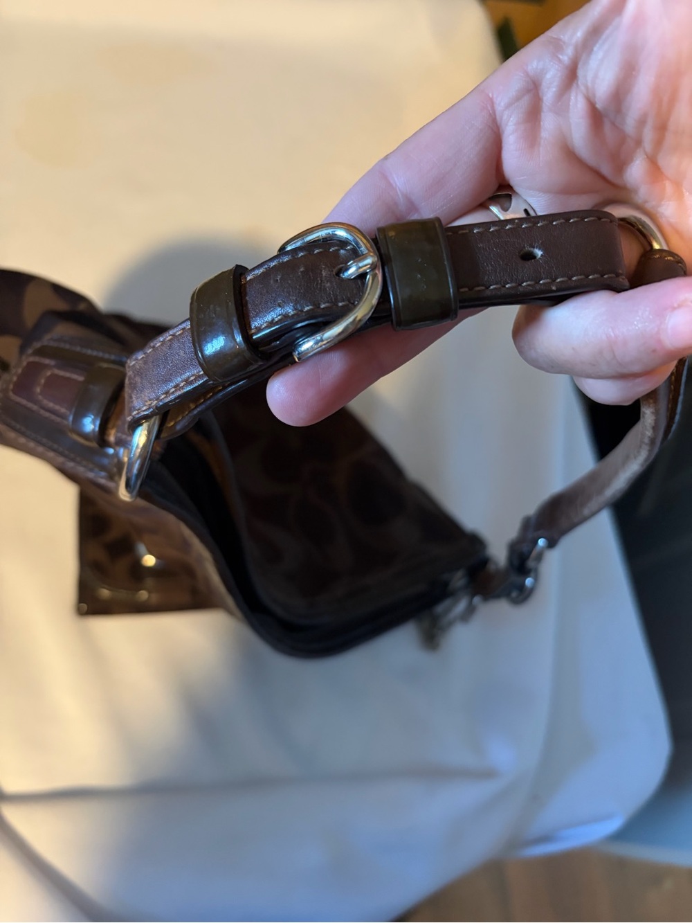Vintage Coach Signature Hobo Bag w/Matching Wallet 12675 - Picture 5 of 10